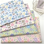 fruit flower bow 40 count twill cotton fabric