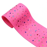 plain colored diamond ribbon