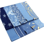 denim series sliced fabric set (10 styles/set,each size:6.3*50cm)