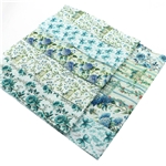 flower bow series polyester cotton sliced fabric set (10 styles/set,each size:6.3*50cm)