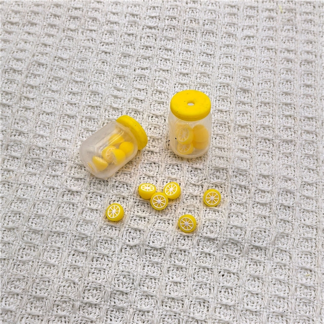 silicone 3d fruit bottle silicone beads