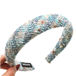bright silk woolen woven small fragrant high cranial hairband 