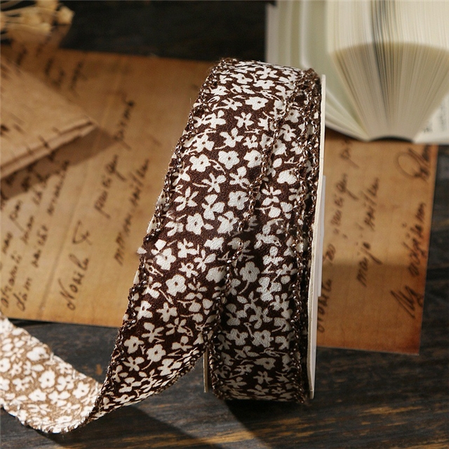 broken flower hooked edge woven tape