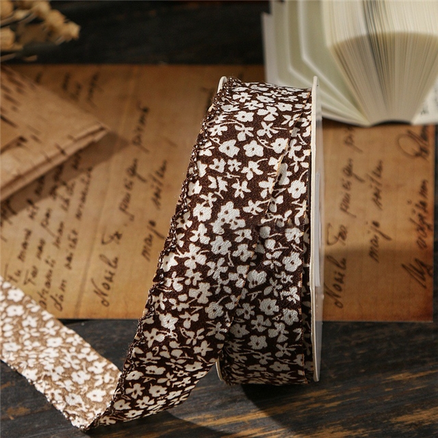 broken flower hooked edge woven tape