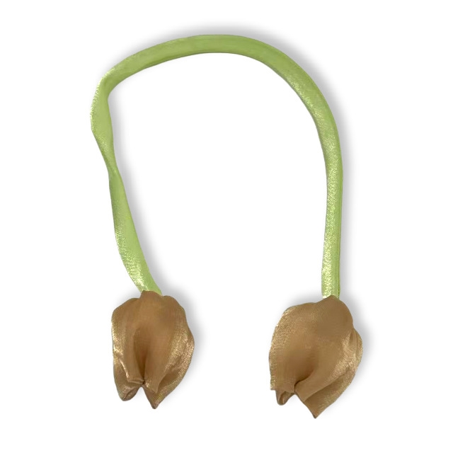 tulip flower bud clothing hair clip accessories