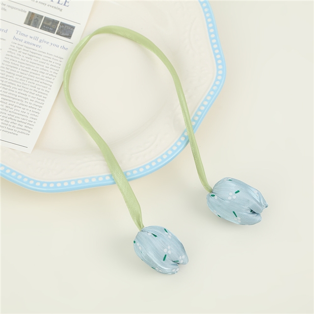 tulip flower bud clothing hair clip accessories