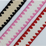 pp grass weaving shell pattern moon ribbon