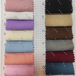 plain rhinestone striped polyester fabric
