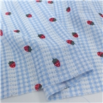 polka dot strawberry jacquard striped yarn dyed checkered fabric