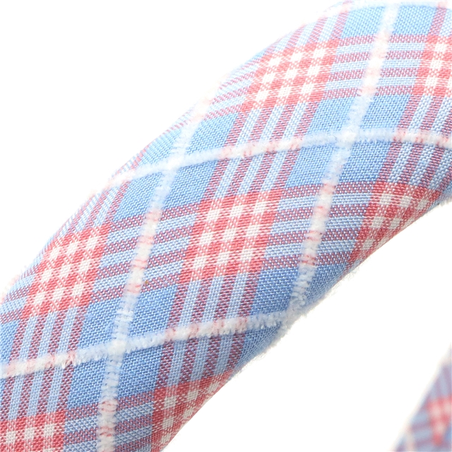 velvet checkered high cranial hairband