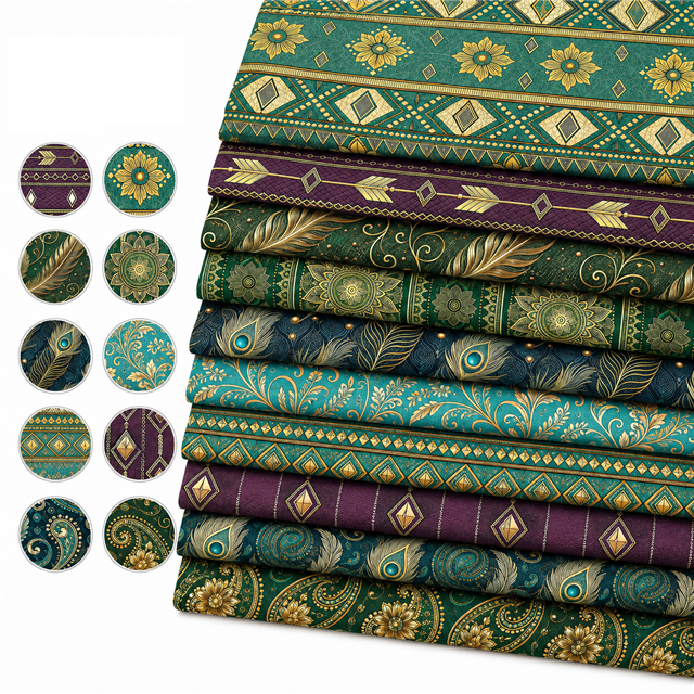 polyester cotton polyester cotton sliced fabric set 