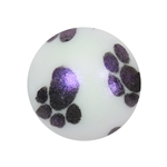 pearlescent 15mm food grade silicone beads