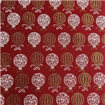 glitter christmas ball imitation linen fabric
