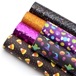 halloween synthetic leather set（6pcs/set）