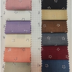 plain rhinestone flower polyester fabric