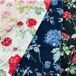 rose print 100% cotton fabric