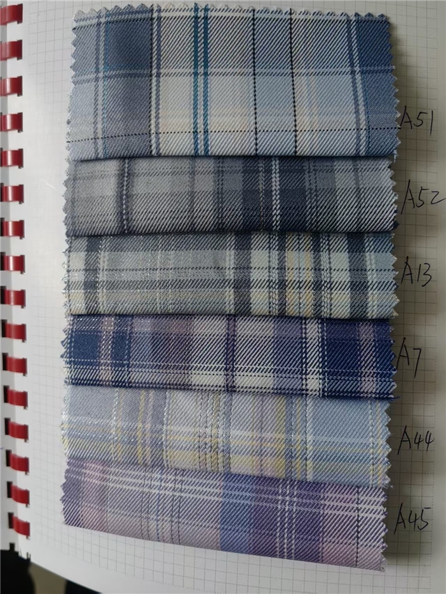 bright silk two-color checkered twill fabric 1#pink blue,50*150cm(19.7*59.1