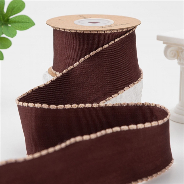 plain cotton linen hooked edge woven tape