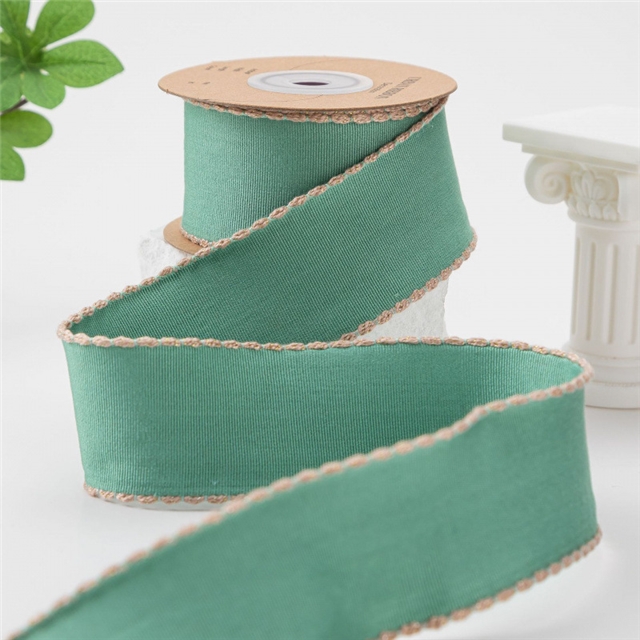 plain cotton linen hooked edge woven tape