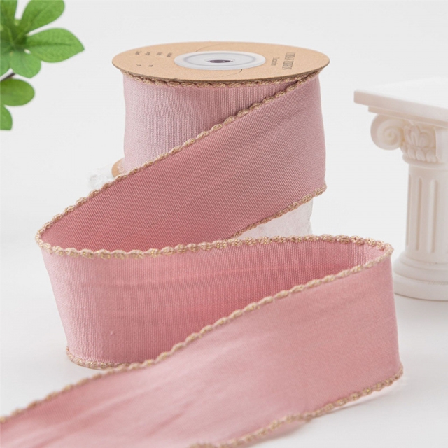 plain cotton linen hooked edge woven tape
