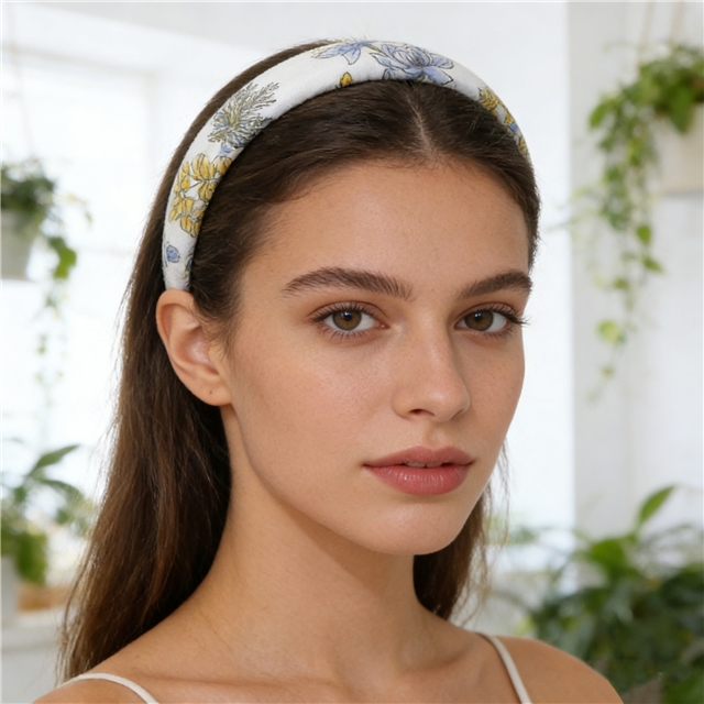 flower leaf high cranial hairband