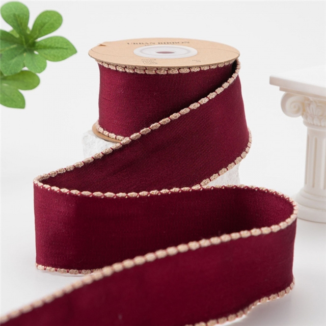 plain cotton linen hooked edge woven tape
