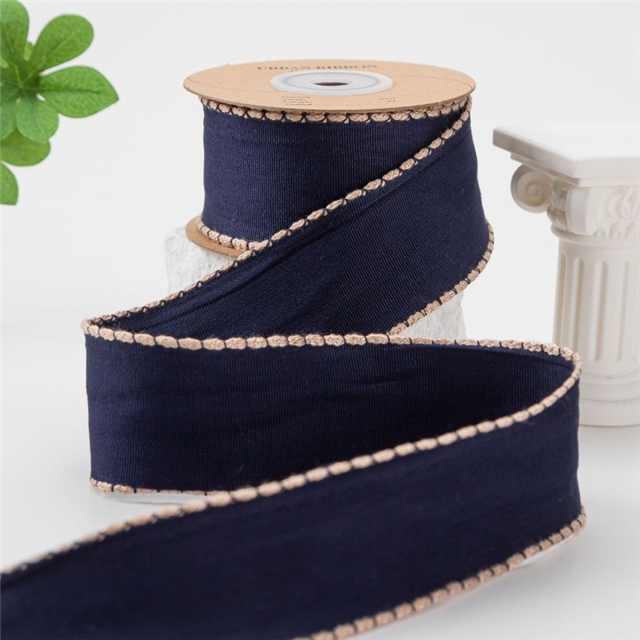 plain cotton linen hooked edge woven tape