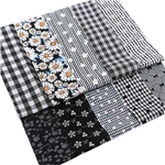 black series sliced fabric set (10 styles/set,each size:6.3*50cm)