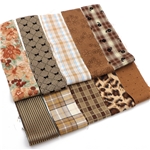 maillard series sliced fabric set (10 styles/set,each size:6.3*50cm)