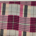 Thousand bird grid splicing yarn dyed checkered fabric