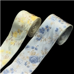 flower embossing edge pressing ribbon