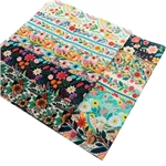 flower series polyester cotton sliced fabric set (10 styles/set,each size:6.3*50cm)