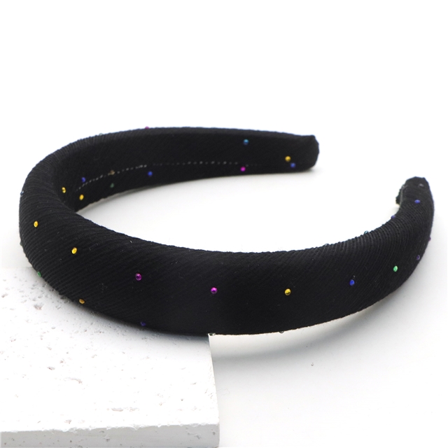 hot color diamond wrinkled stripes high cranial hairband