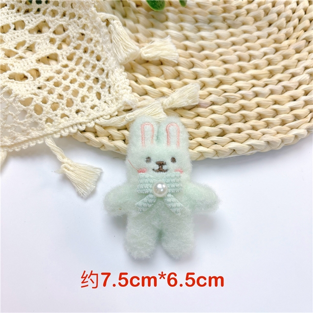 fabric cute rabbit filling cotton plush accessories brooch