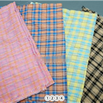 cotton jacquard yarn dyed checkered fabric