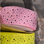 plain colored diamond ribbon