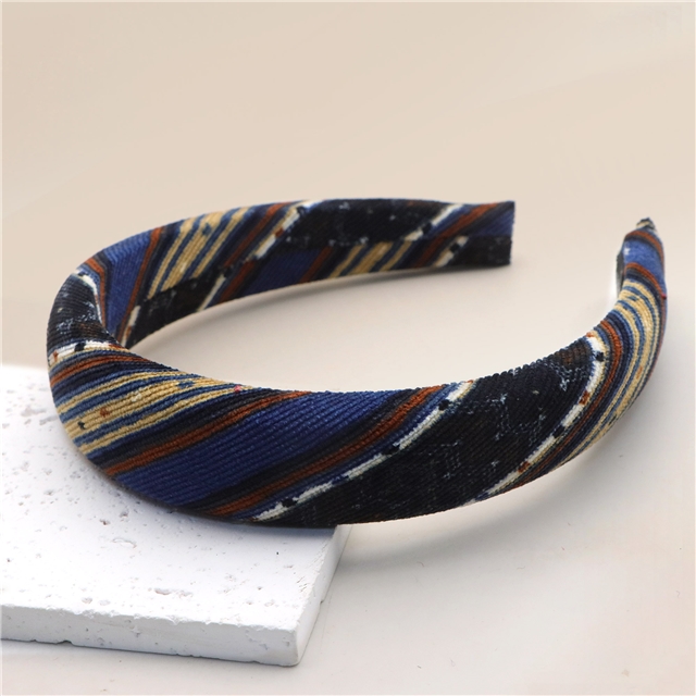 ethnic geometric patterns high cranial hairband