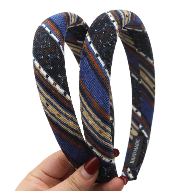 ethnic geometric patterns high cranial hairband
