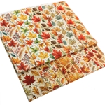 maple leaf series polyester cotton sliced fabric set (10 styles/set,each size:6.3*50cm)