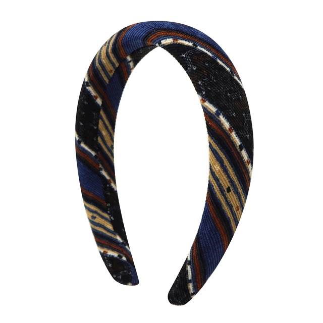ethnic geometric patterns high cranial hairband