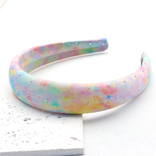 hot stamping dyed high cranial hairband