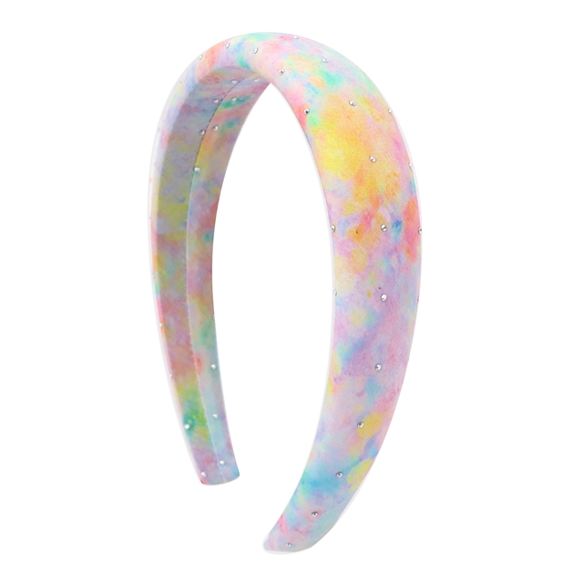 hot stamping dyed high cranial hairband