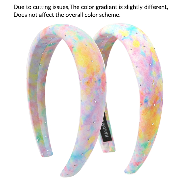hot stamping dyed high cranial hairband