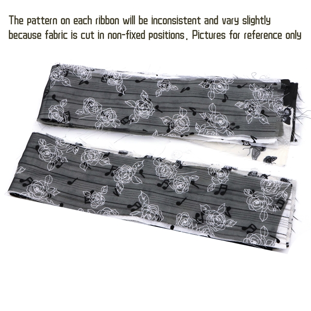 black and white series sliced fabric set (10 styles/set,each size:6.3*50cm(2-1/2*19.7