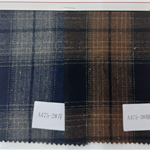 polyester cotton twill yarn dyed checkered fabric