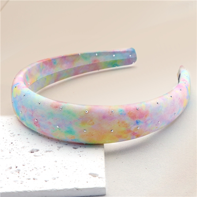 hot stamping dyed high cranial hairband