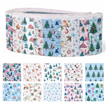christmas series polyester cotton sliced fabric set (10 styles/set,each size:6.3*50cm)
