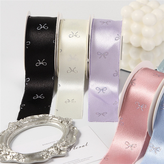 glitter bows ribbon